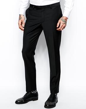 Noose & Monkey Suit Pants In Skinny Fit - Black