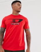 Diesel T-just-y4 Logo T-shirt In Red