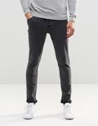 Only & Sons Washed Black Slim Fit Jeans With Stretch - Black