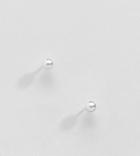 Kingsley Ryan Sterling Silver Pearl Stud Earrings - Silver