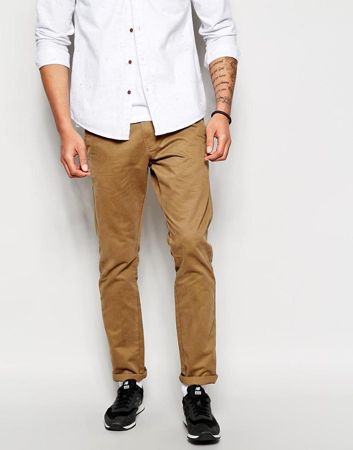 Selected Homme Chinos In Slim Fit - Beige
