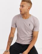 Religion Crew Neck T-shirt In Quartz-gray