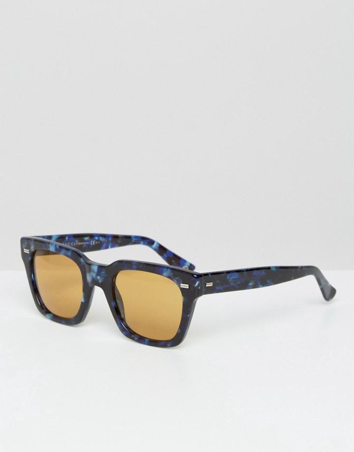 Gucci D Frame Sunglasses - Brown