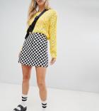 Reclaimed Vintage Inspired Check Mini Skirt - Multi
