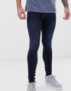 Blend Flurry Extreme Skinny Fit Jeans In Indigo Wash-blue
