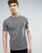 Redefined Rebel T-shirt In Heavy Jersey With Pocket - Black
