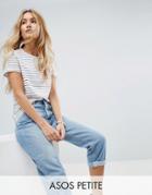 Asos Petite Ultimate Stripe Crew Neck T-shirt - Multi