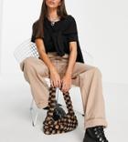 Asos Design Tall Slouchy Chino Pants In Stone-neutral
