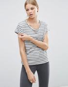 Cheap Monday Have Multistripe T-shirt - White