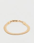 Wftw Herringbone Chain Bracelet In Gold - Gold