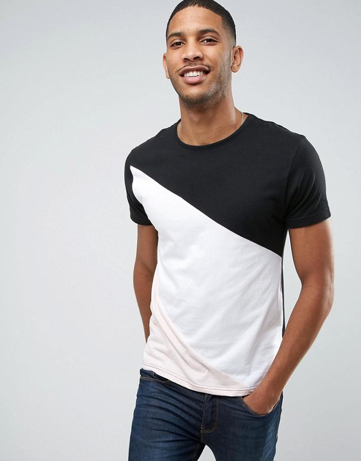 D-struct Cut And Sew T-shirt - Pink