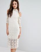Stevie May Lace Dress - White