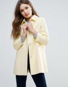 Helene Berman Wool Blend Topper Coat - Yellow