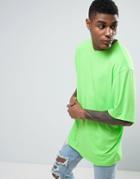 Granted Oversized T-shirt In Neon Green - Green