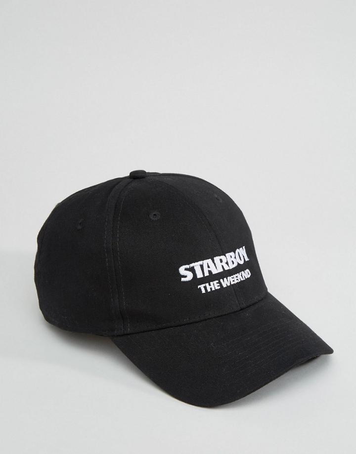 The Weeknd Starboy Baseball Cap - Black