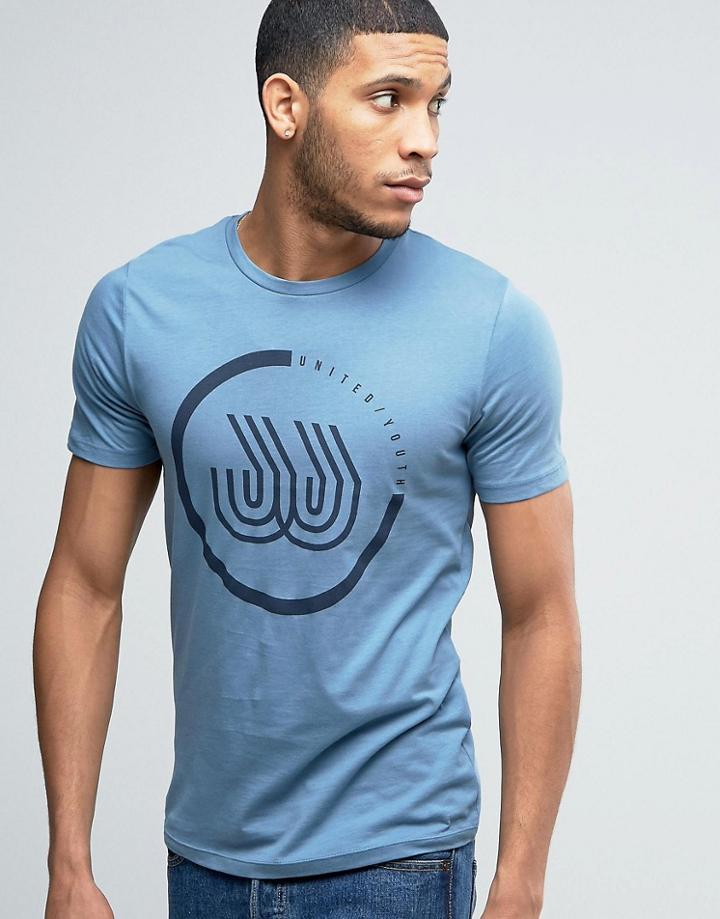 Jack & Jones Printed Logo T-shirt - Blue