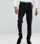 Asos Design Tall Skinny Suit Pants In Black - Black