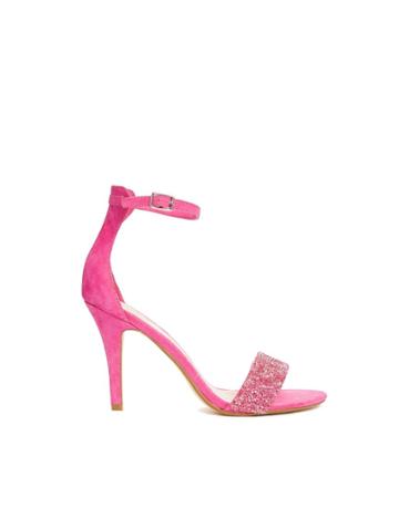 New Look Precious Pink Embellished Heeled Sandals