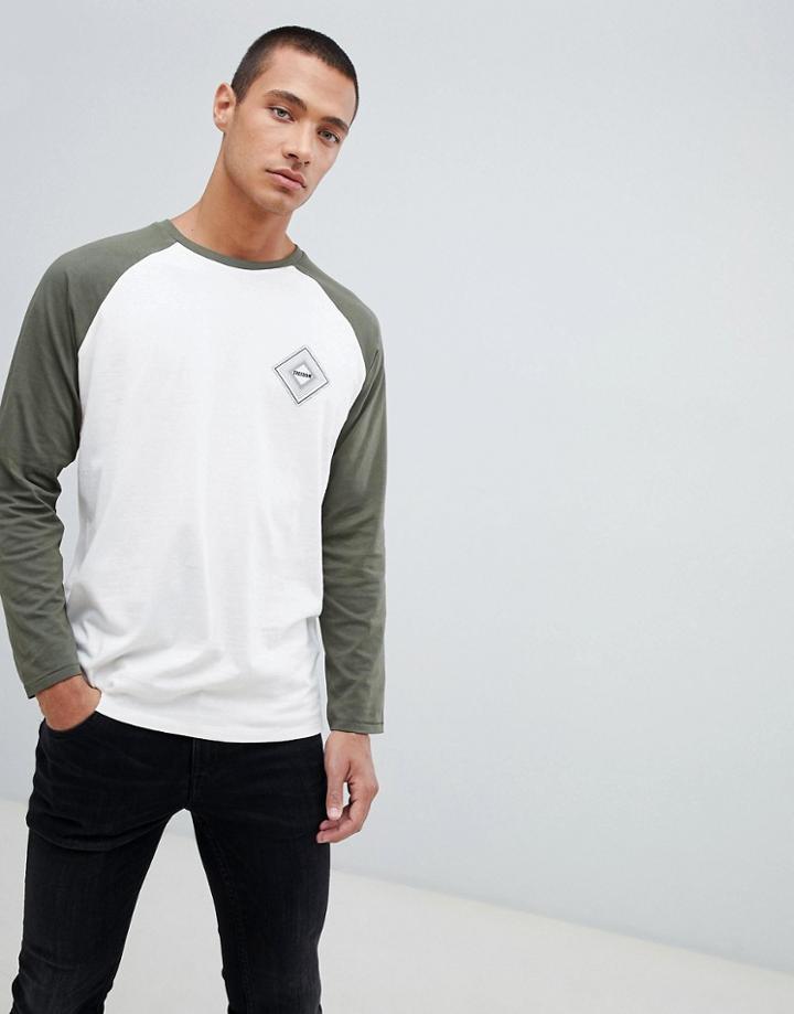 Threadbare Raglan Long Sleeve Top - Cream