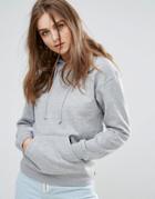 Brave Soul Hoodie With Pouch Pocket - Gray