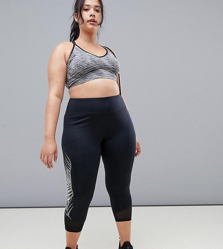 Rainbeau Curve Printed Panel Leggings - Multi