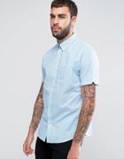 Ben Sherman Mini Gingham Regular Fit Check Shirt - Blue