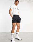 The Couture Club X Ellesse Naranjo Logo Shorts In Black