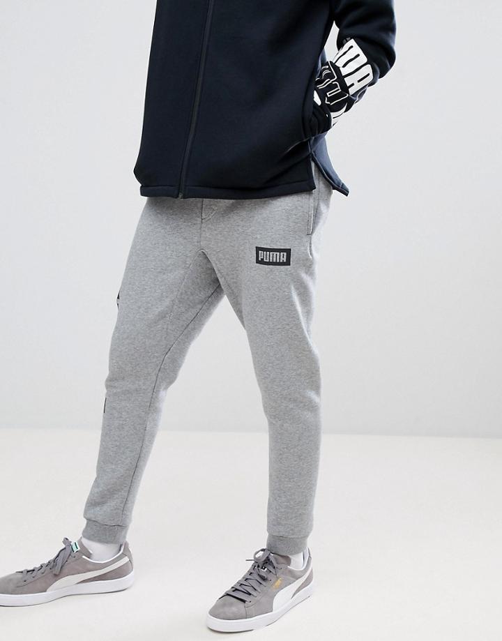 Puma Rebel Joggers In Gray 85009203 - Gray