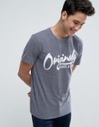 Jack & Jones Originals T-shirt With Graphic - Gray