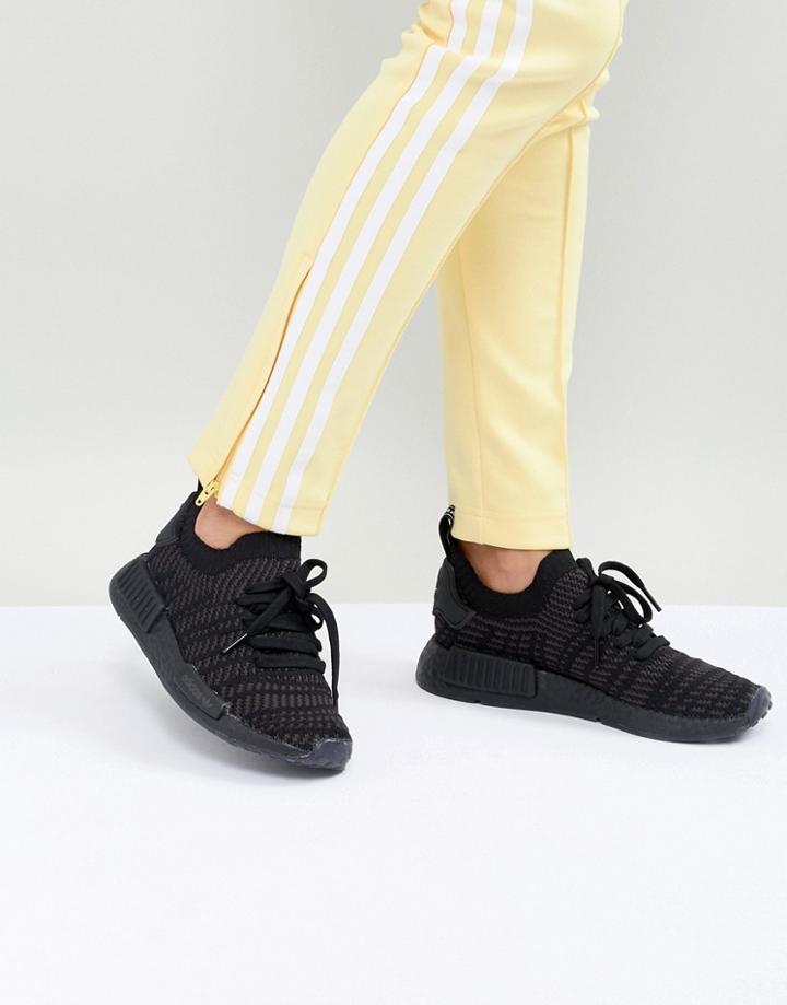Adidas Originals Nmd R1 Sneakers In All Black