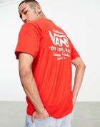 Vans Holder St Classic T-shirt In Red