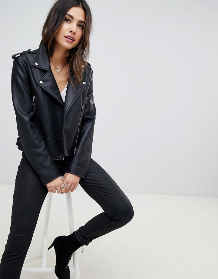 Blank Nyc Biker Jacket - Black