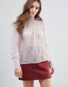 Vero Moda Malis Ditsy Floral Print High Neck Smock Top - Multi