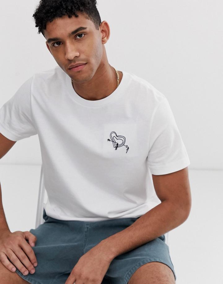 Weekday Pictor Toaboa T-shirt-white