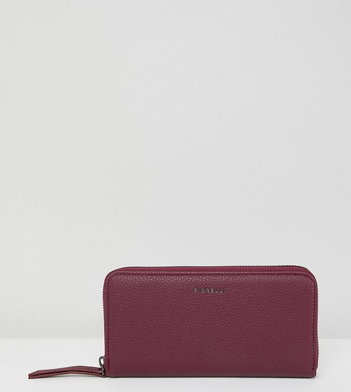 Fiorelli Clemence Berry Zip Around Purse - Red