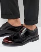 Ted Baker Ttanum Hi Shine Leather Brogues - Red