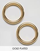 Gogo Philip Gold Plated Hoop Earrings - Gold