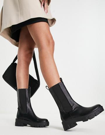 Bebo Ellery Chunky Pull On Boot In Black