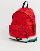 Eastpak Padded Pak'r Backpack In Watermelon Print - Multi
