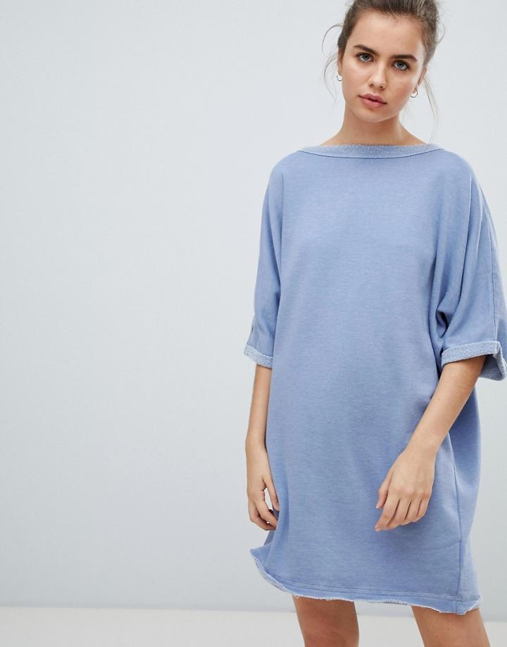 Volcom Dress In Blue - Blue