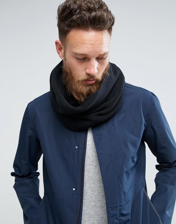 Jack & Jones Dna Infinity Scarf - Black