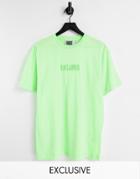 Reclaimed Vintage Inspired Unisex Logo T-shirt In Green