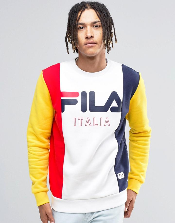 Fila Black Retro Sweatshirt - White