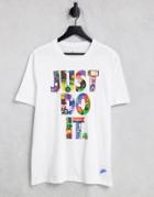 Nike Just Do It Worldwide Logo T-shirt In White
