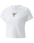 Puma X Dua Lipa Cropped T-shirt In White