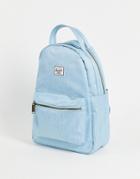 Herschel Supply Co Nova Small Backpack In Light Blue Denim-blues