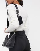 Steve Madden Bvital Crossbody Bag With Chain Strap In Black