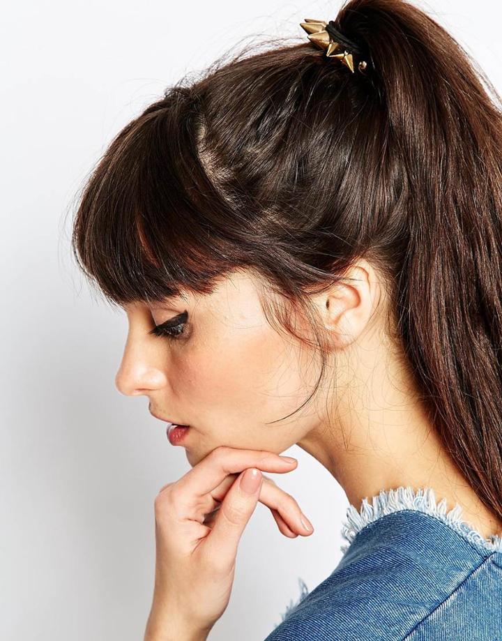 Asos Spike Hair Tie - Gold