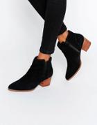 Aldo Lillianne Kitten Heel Boots - Black