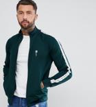 Rose London Track Jacket In Green Exclusive To Asos - Green